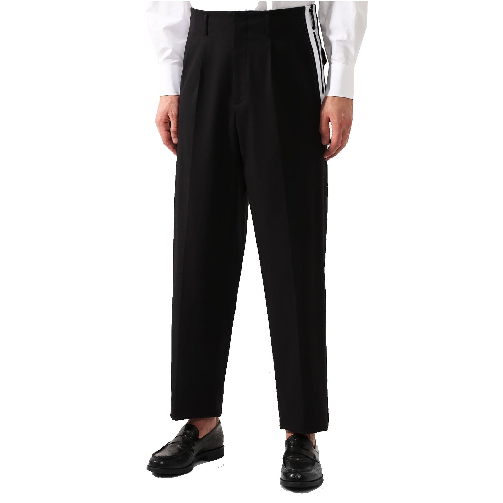 Dolce & Gabbana Side Stripe Pleat Trousers – Siebentaschen