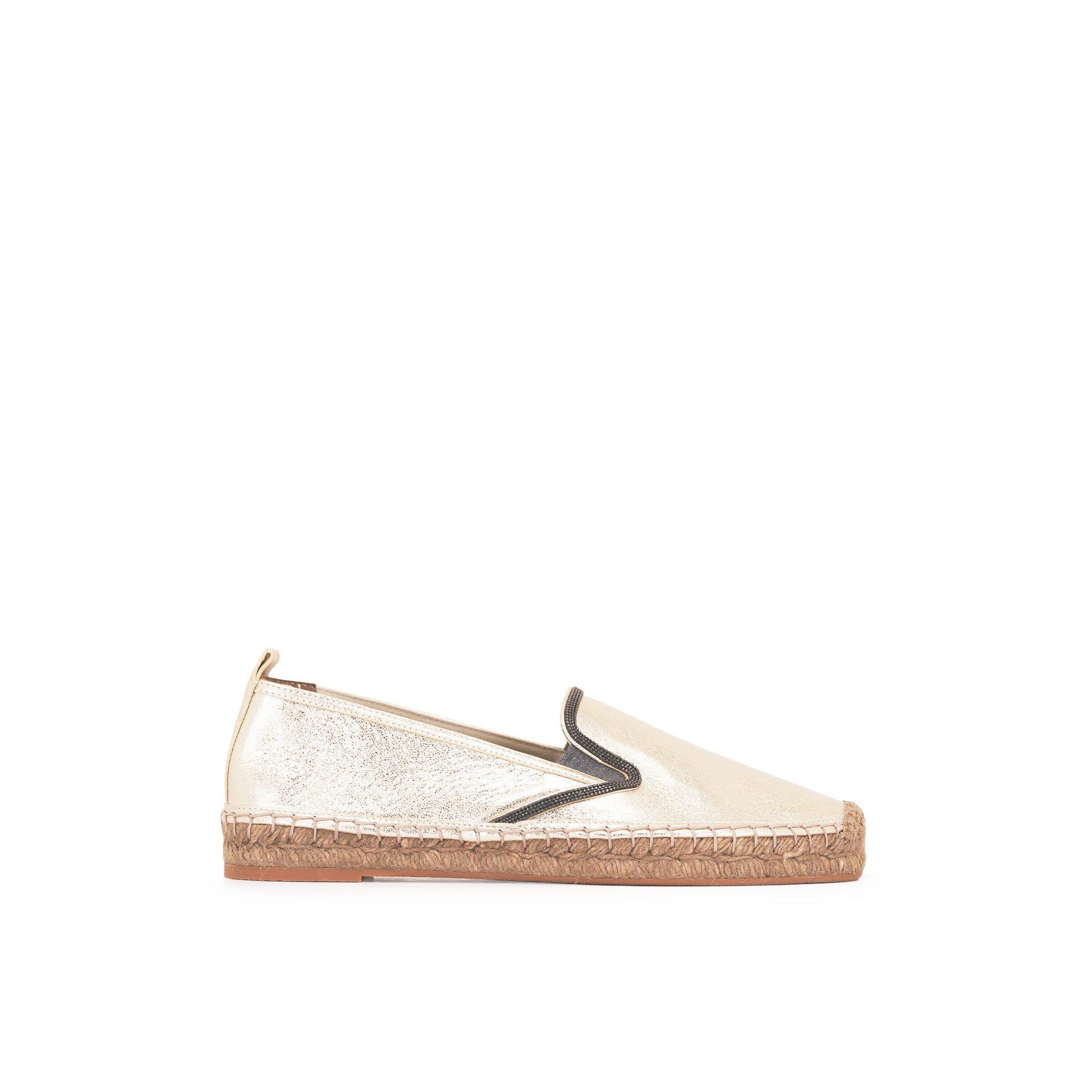 Brunello Cucinelli Leather Espadrilles