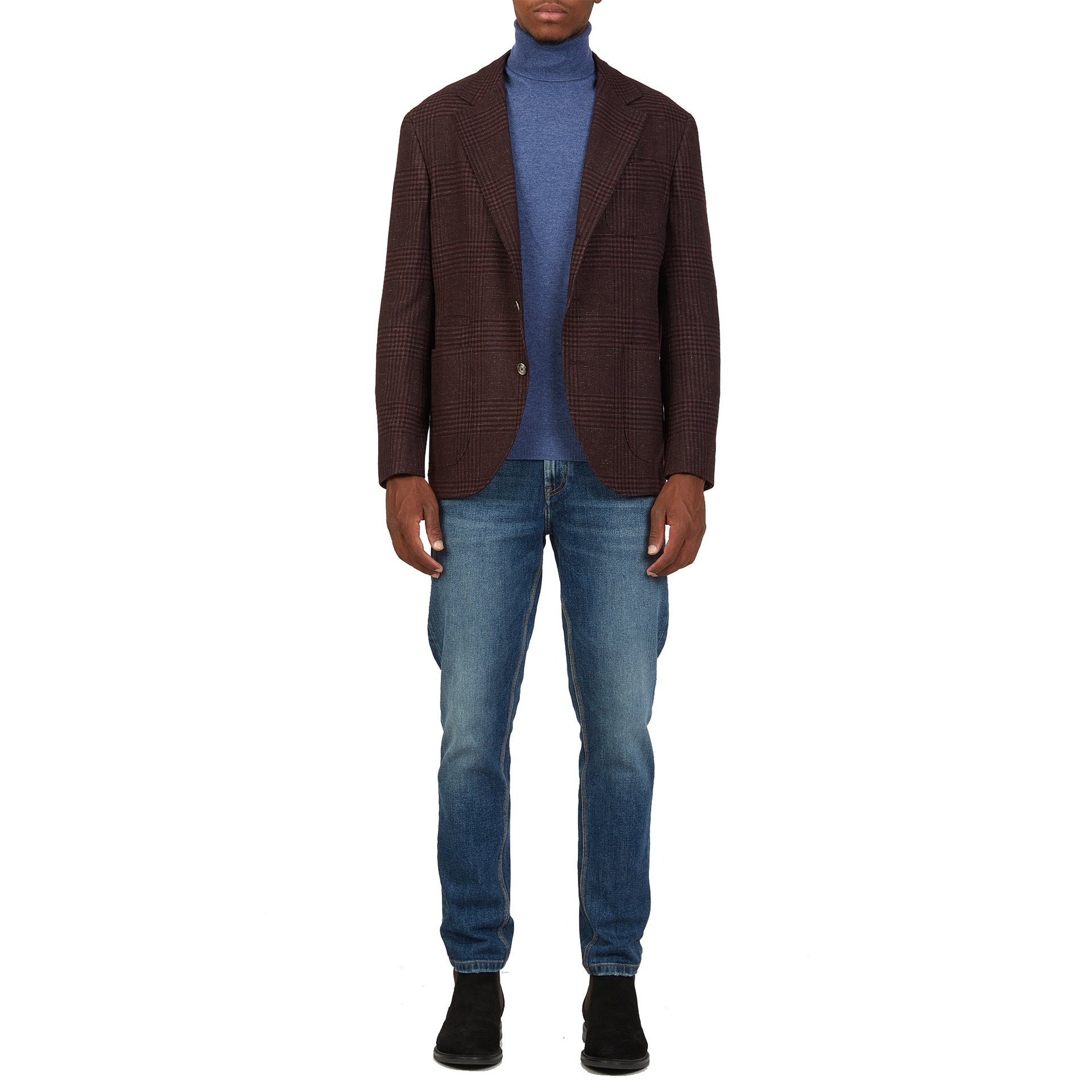 Brunello Cucinelli Tartan Wool Jacket