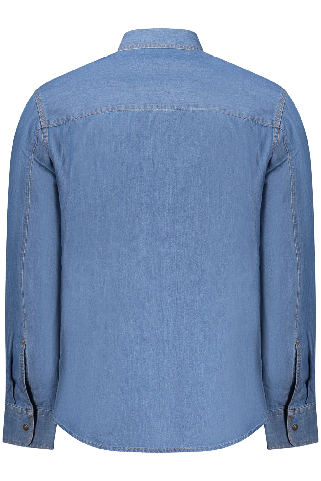 US GRAND MEN S BLUE LONG-SLEEVED SHIRT