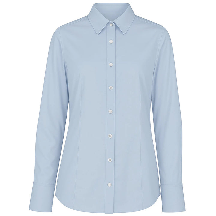 Loro Piana Fabric Shirts Light Blue Woman