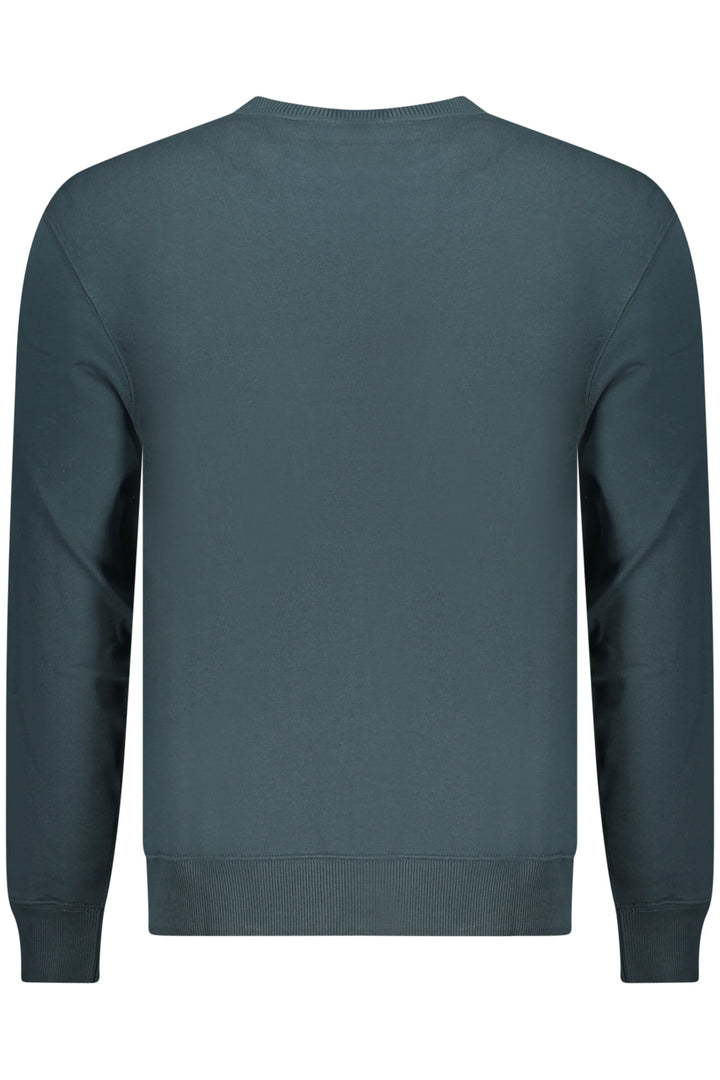 CALVIN KLEIN MEN&#39;S BLUE ZIP-UP SWEATSHIRT