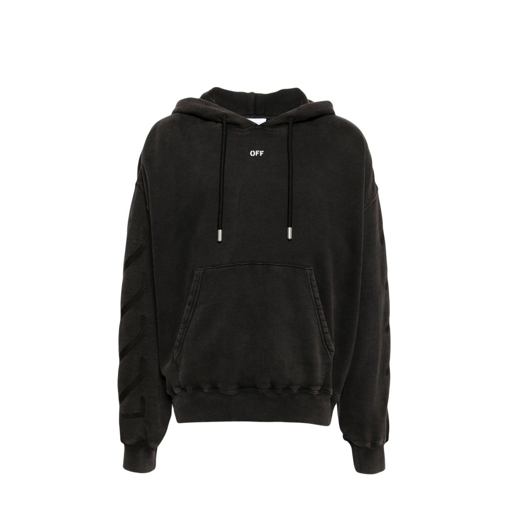 Off-White St. Matthew Over Cotton Hoodie Sweatshirt
