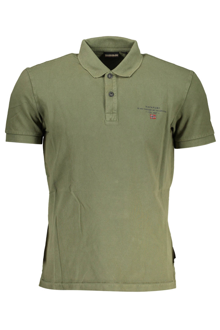 NAPAPIJRI POLO SHORT SLEEVES MEN GREEN