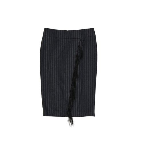 Brunello Cucinelli Wool Striped Skirt – Siebentaschen