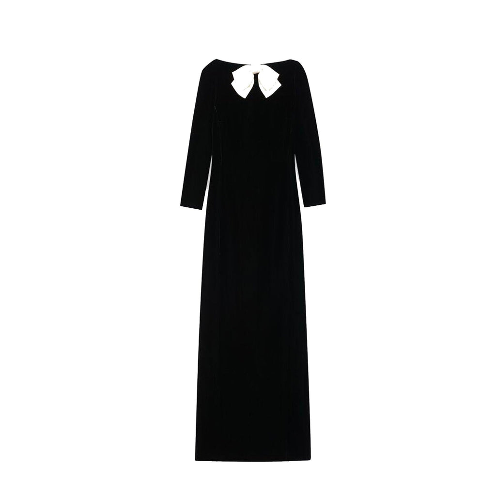Saint Laurent Velvet Long Dress