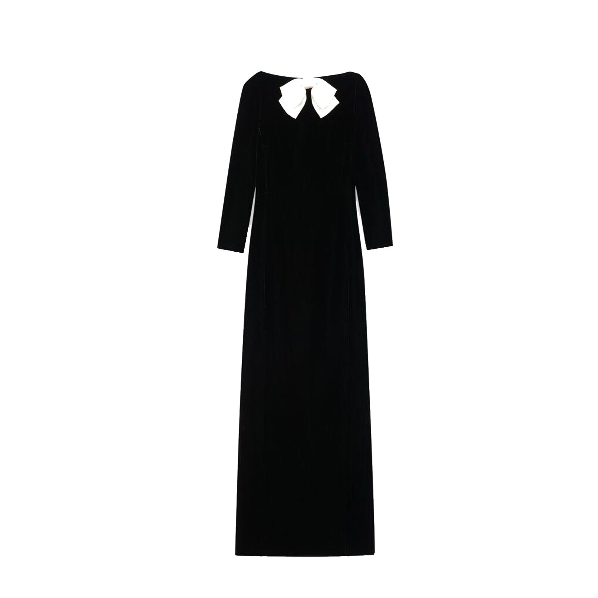 Saint Laurent Velvet Long Dress