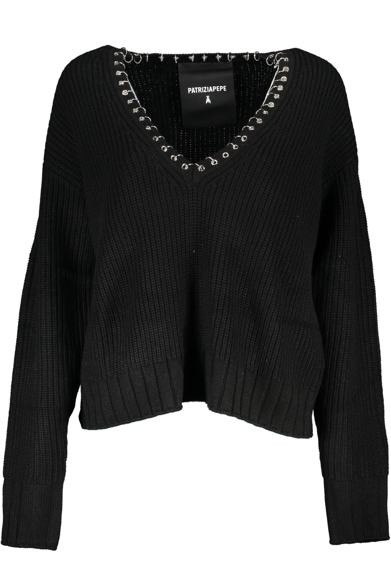 PATRIZIA PEPE WOMEN&#39;S BLACK SWEATER