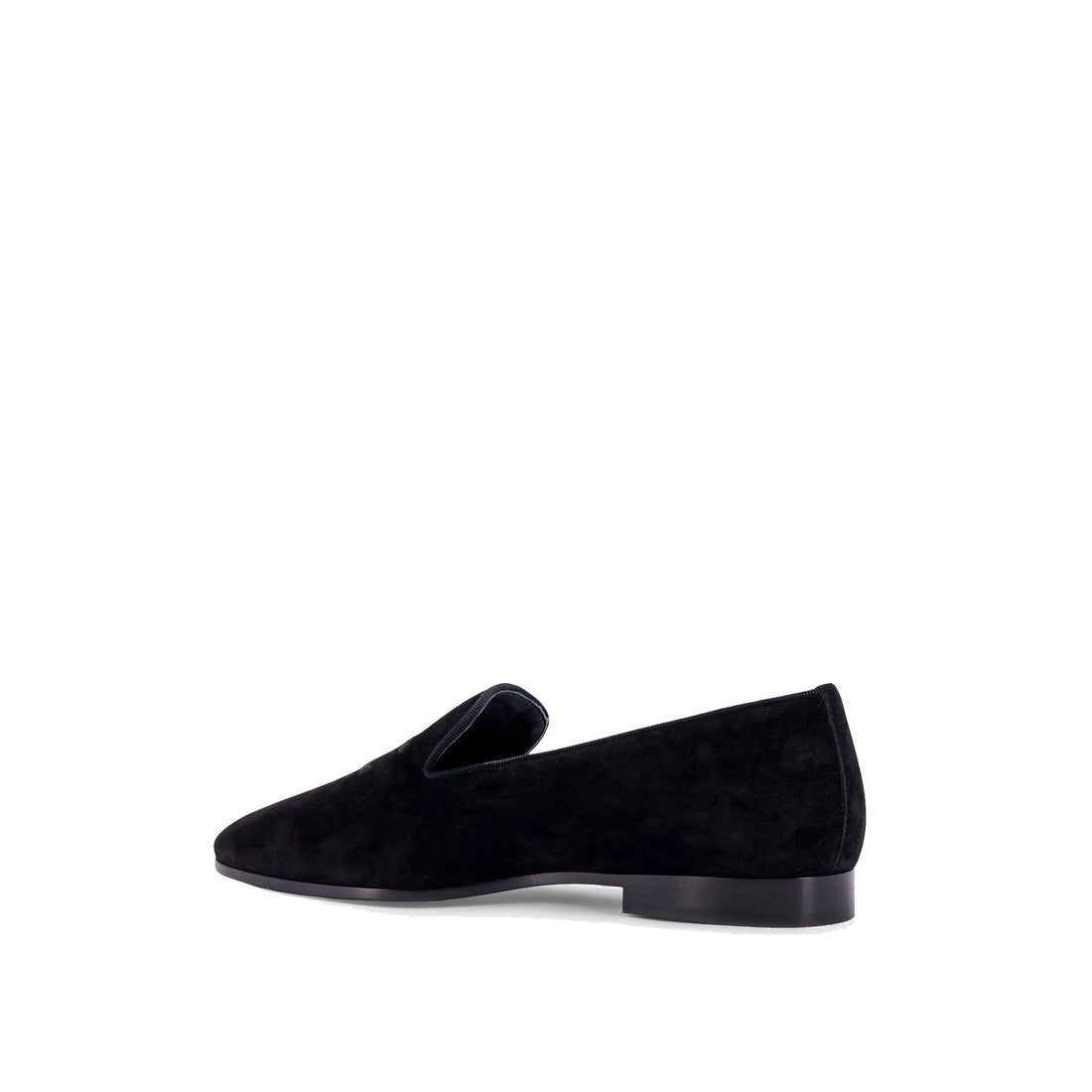 Celine Velvet Loafers With Embroidered Triomphe Logo
