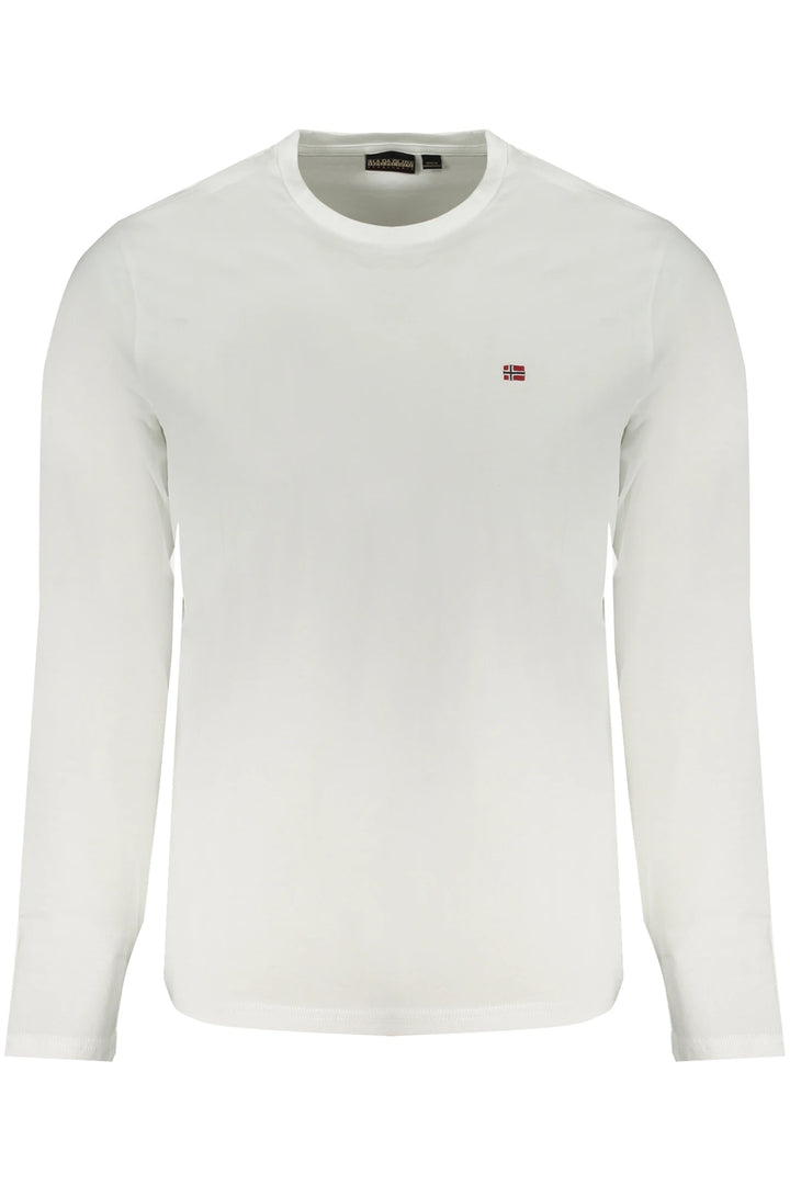 NAPAPIJRI LONG SLEEVE T-SHIRT MEN WHITE