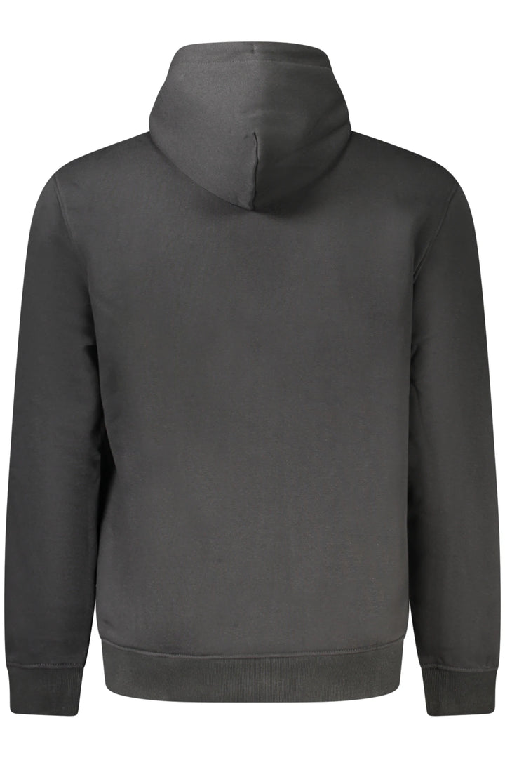 TOMMY HILFIGER MEN&#39;S BLACK ZIP-UP SWEATSHIRT