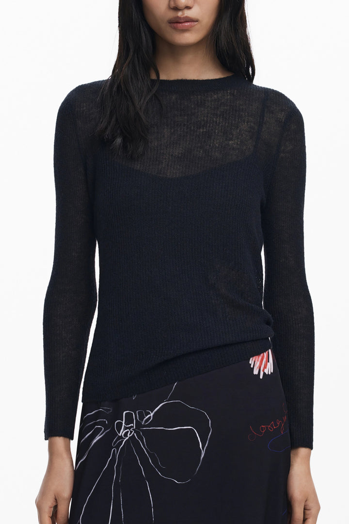 DESIGUAL WOMEN&#39;S LONG BLACK DRESS