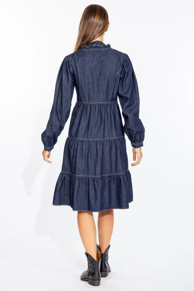 Love Moschino Women Blue Denim Dress