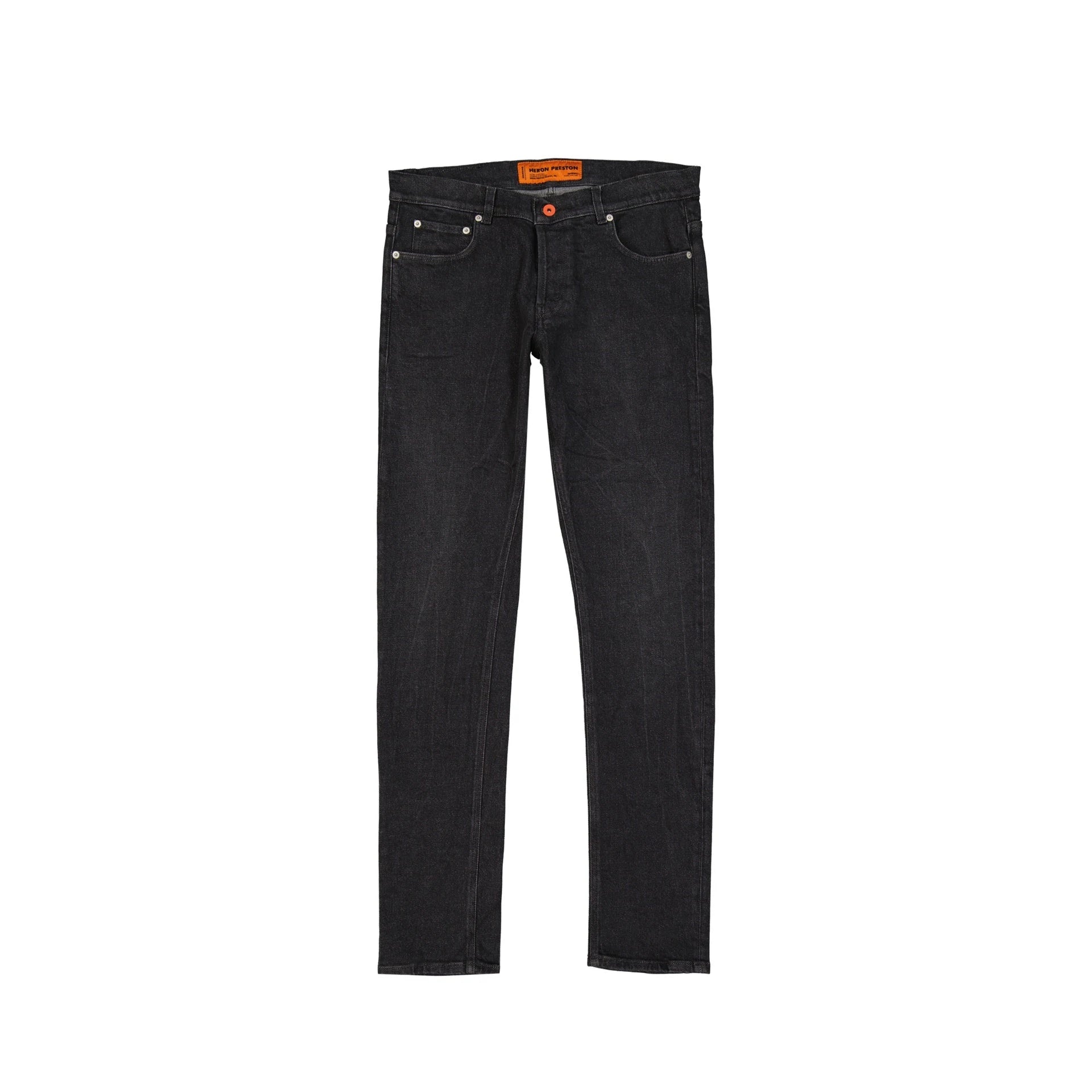 Heron Preston Cotton Denim Slim Jeans