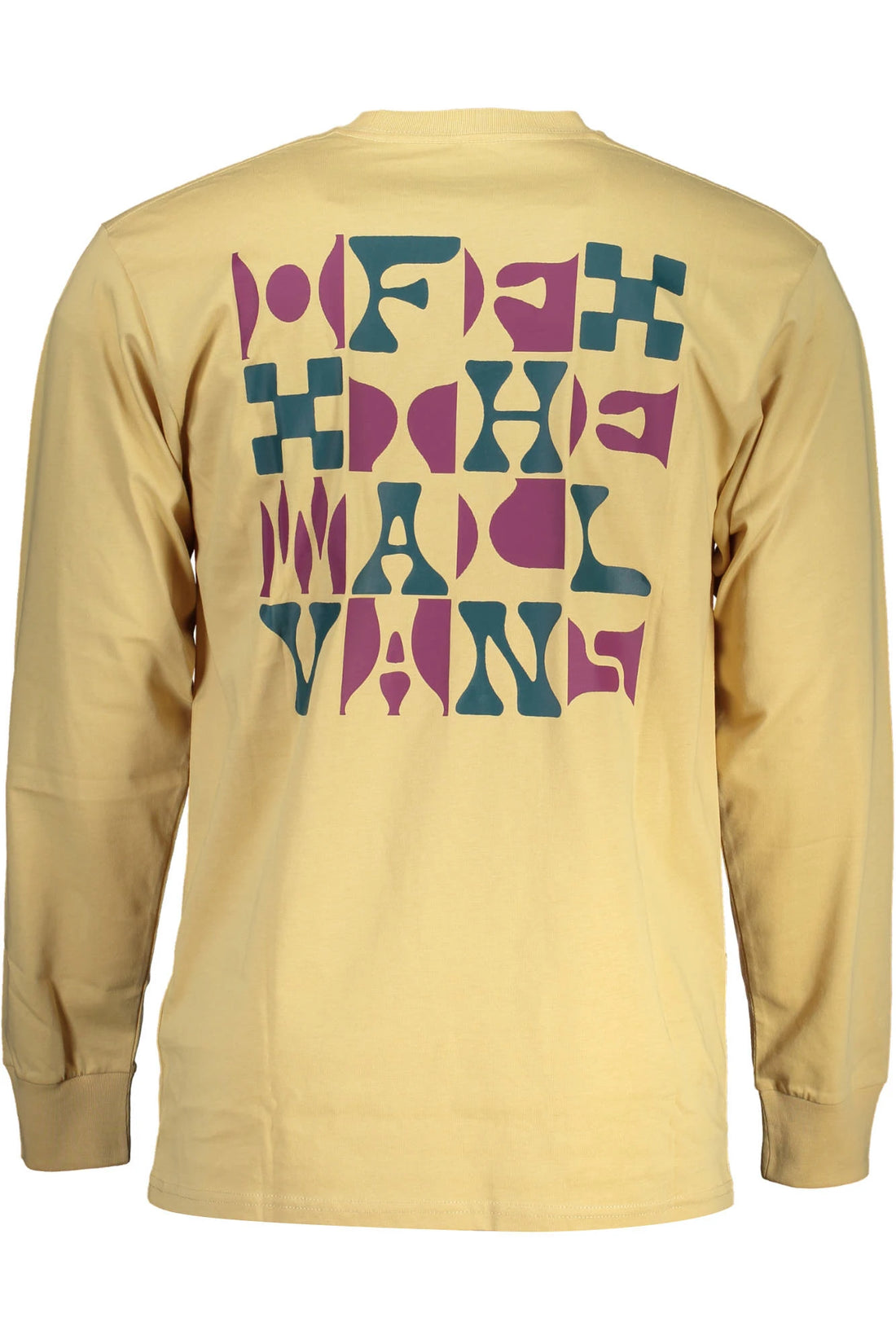VANS LONG SLEEVE T-SHIRT MEN BEIGE