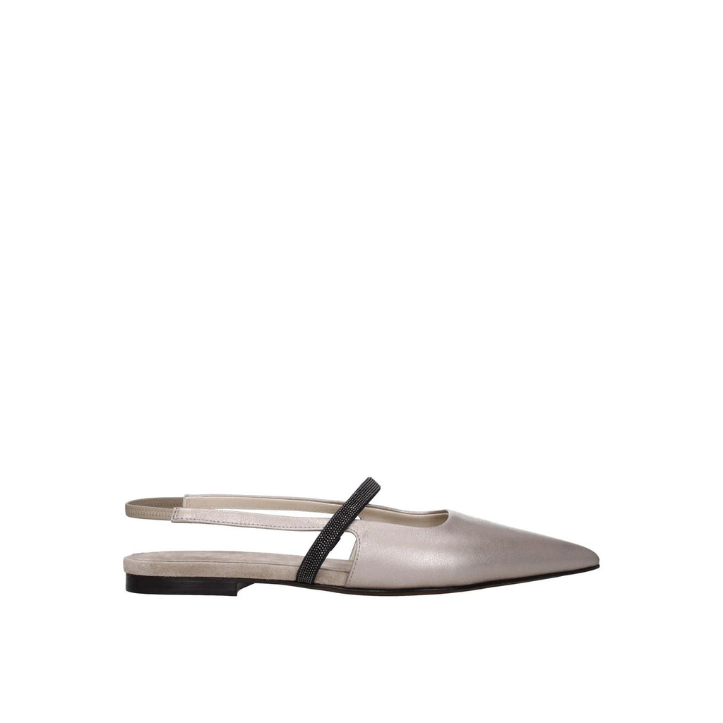 Brunello Cucinelli Slingback Flats