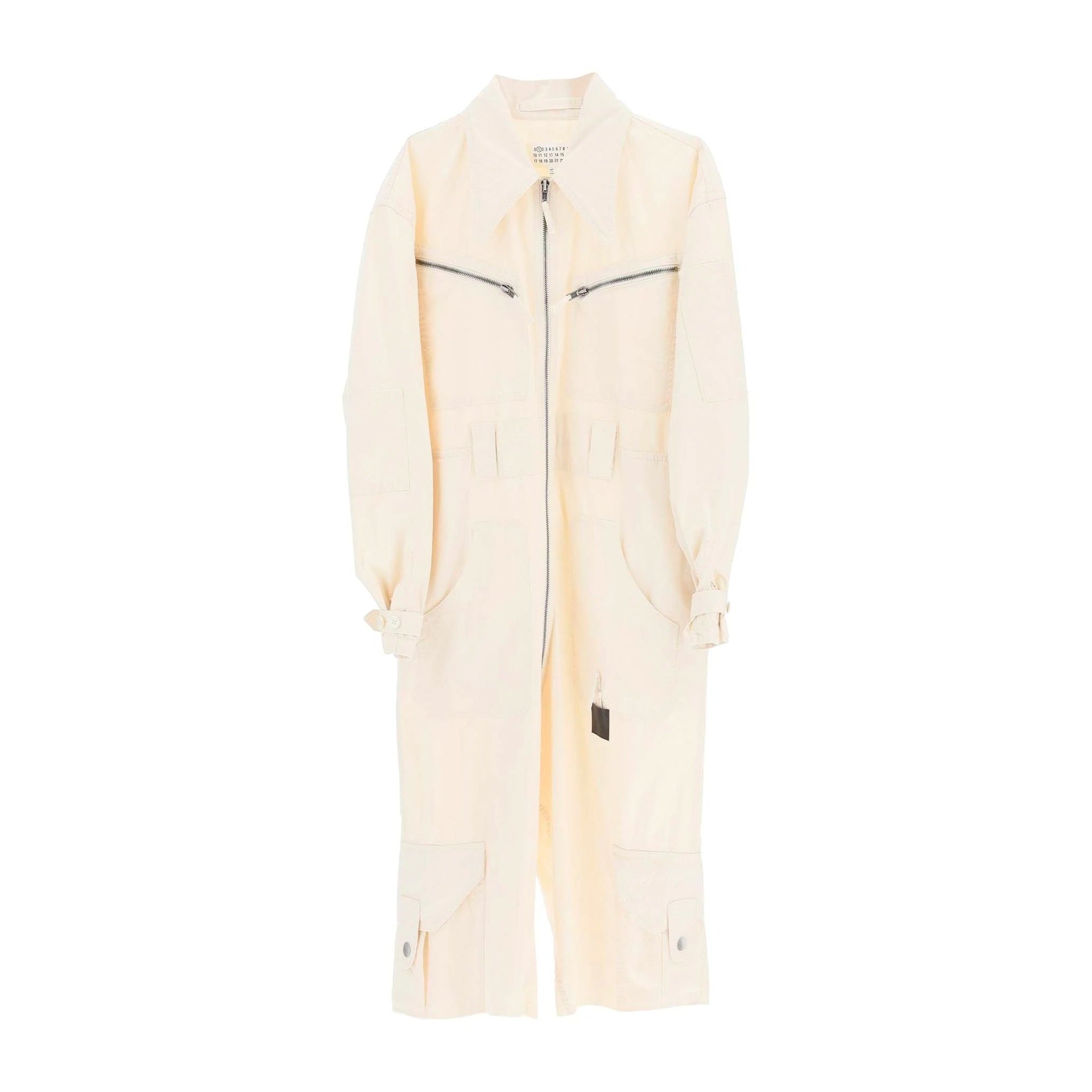 MAISON MARGIELA Cotton Jumpsuit White – Siebentaschen
