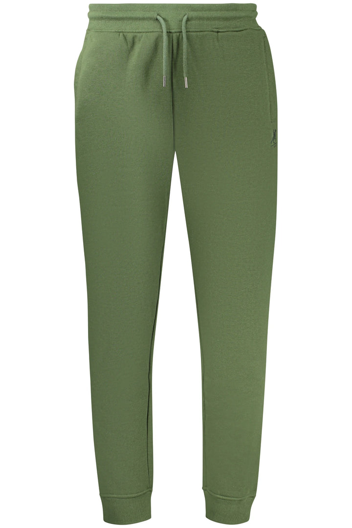 US GRAND MEN&#39;S GREEN LONG TRACKSUIT PANTS