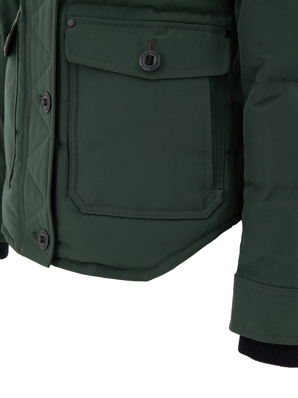 Moose Knuckles Green Padded Field Jacket