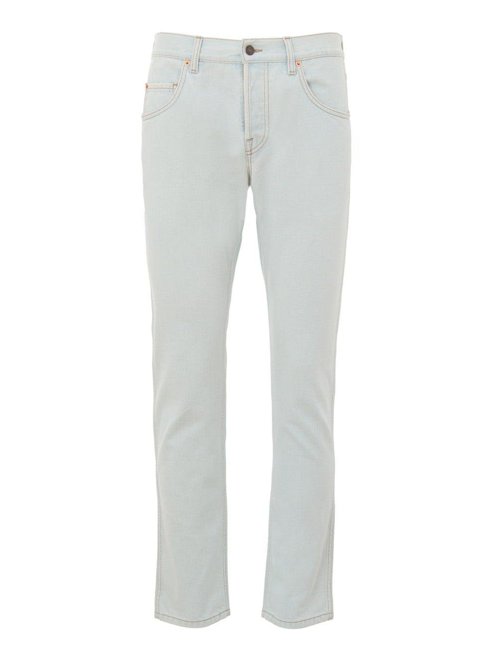 Gucci Light Blue Relaxed-Fit Denim Jeans – Five Pocket – Siebentaschen