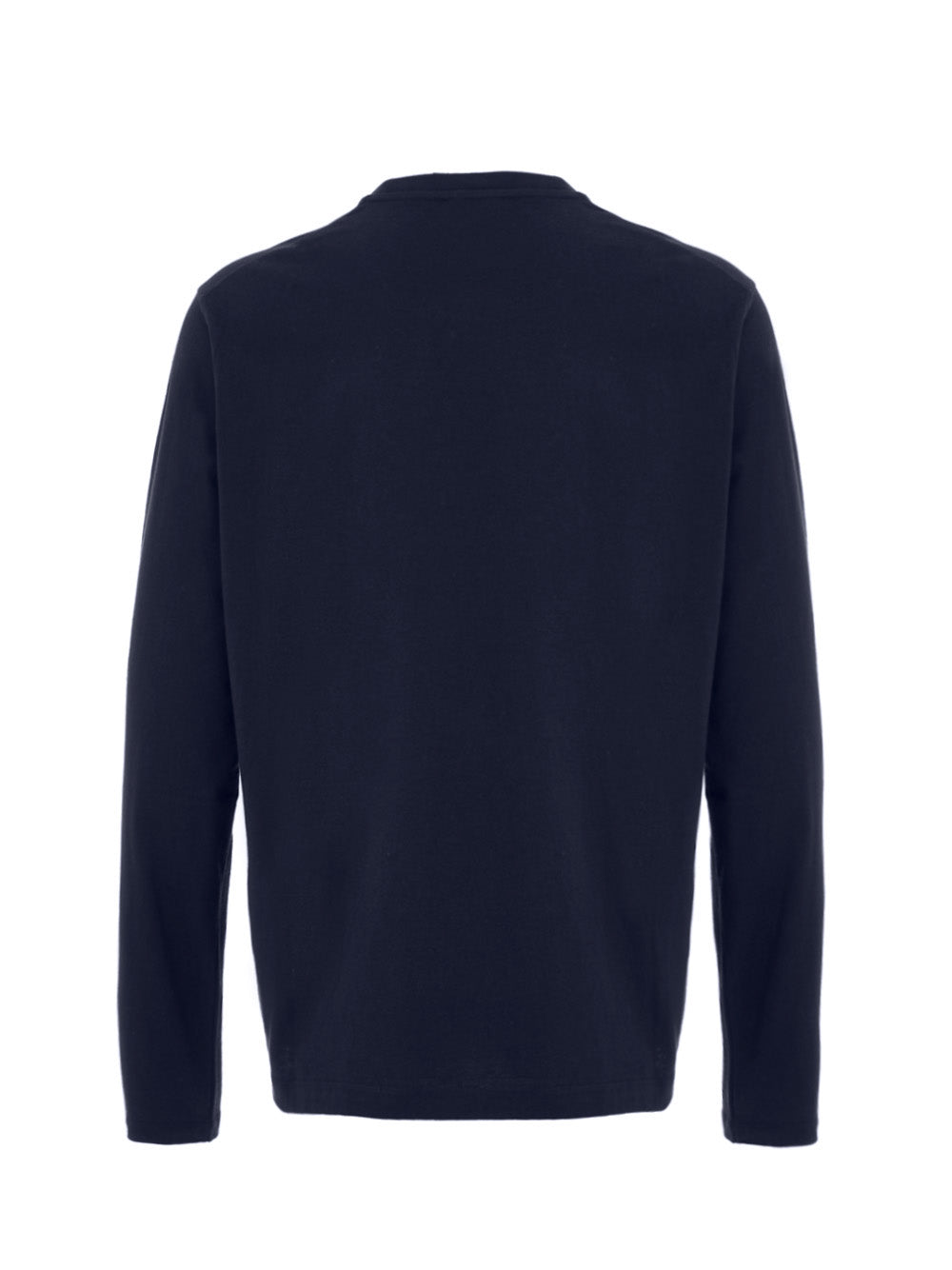 Jil Sander Blue Long-Sleeve T-Shirt with Tone Embroidered Logo – Siebentaschen