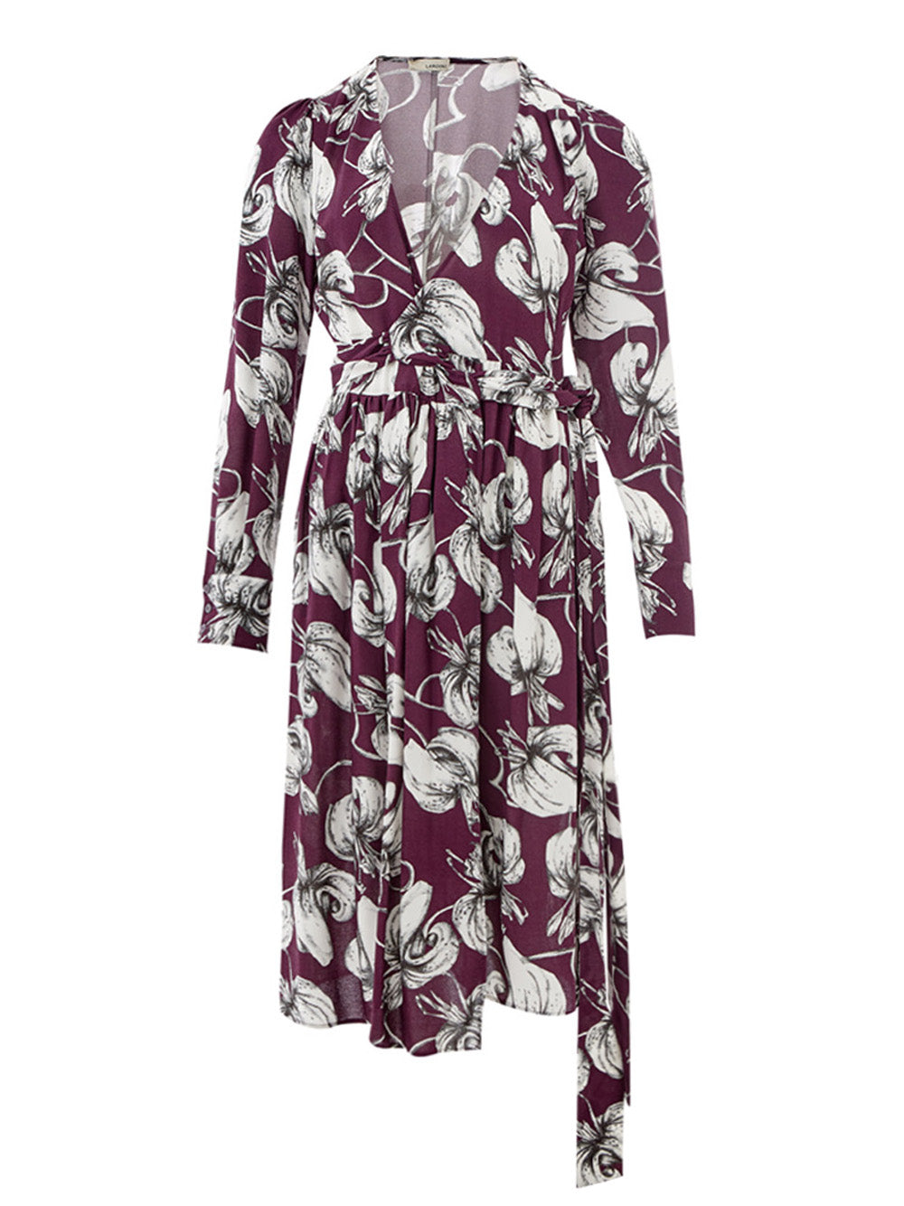 Printed Cross Laced Dress