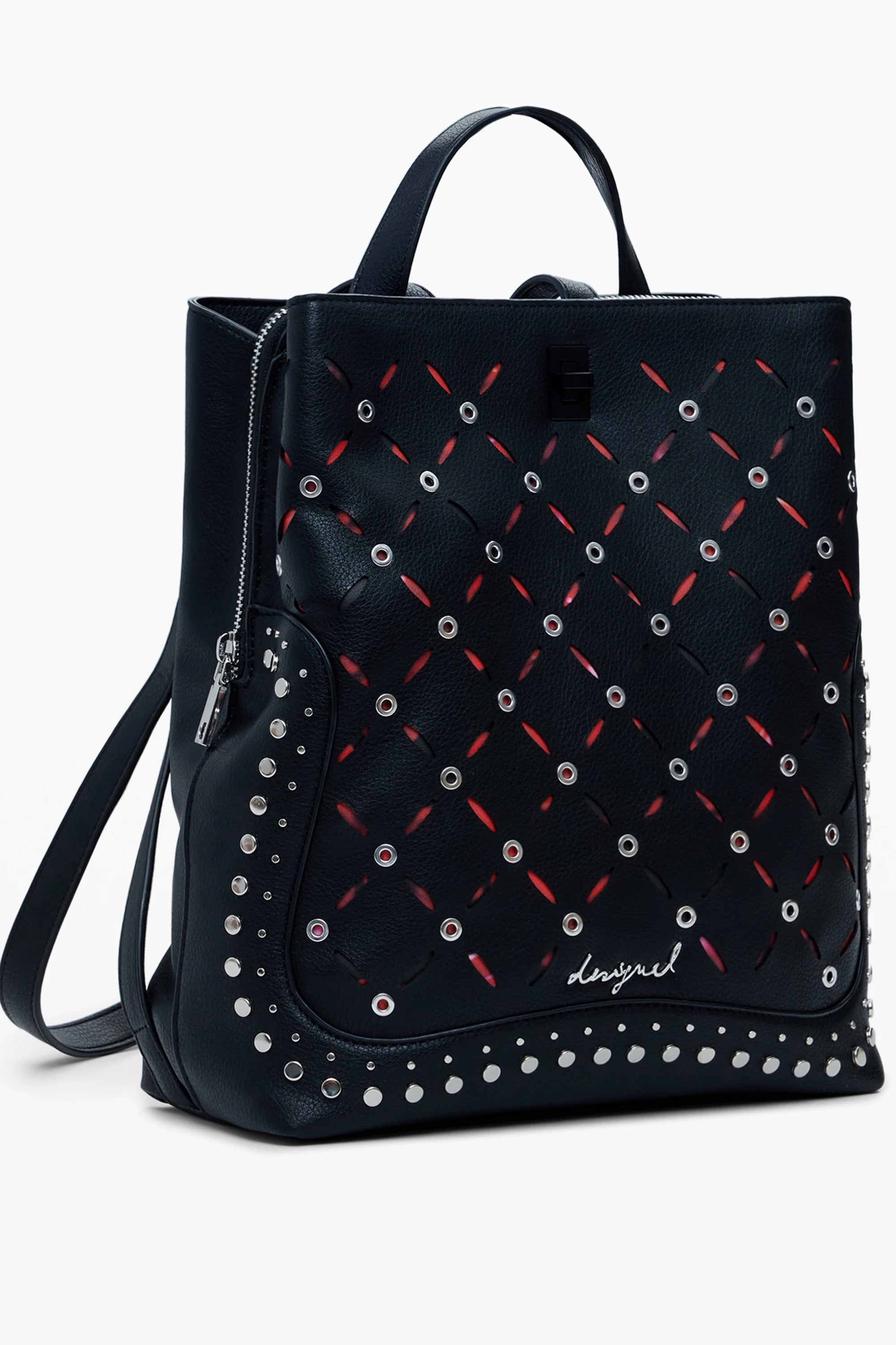 DESIGUAL WOMEN&#39;S BLACK BACKPACK