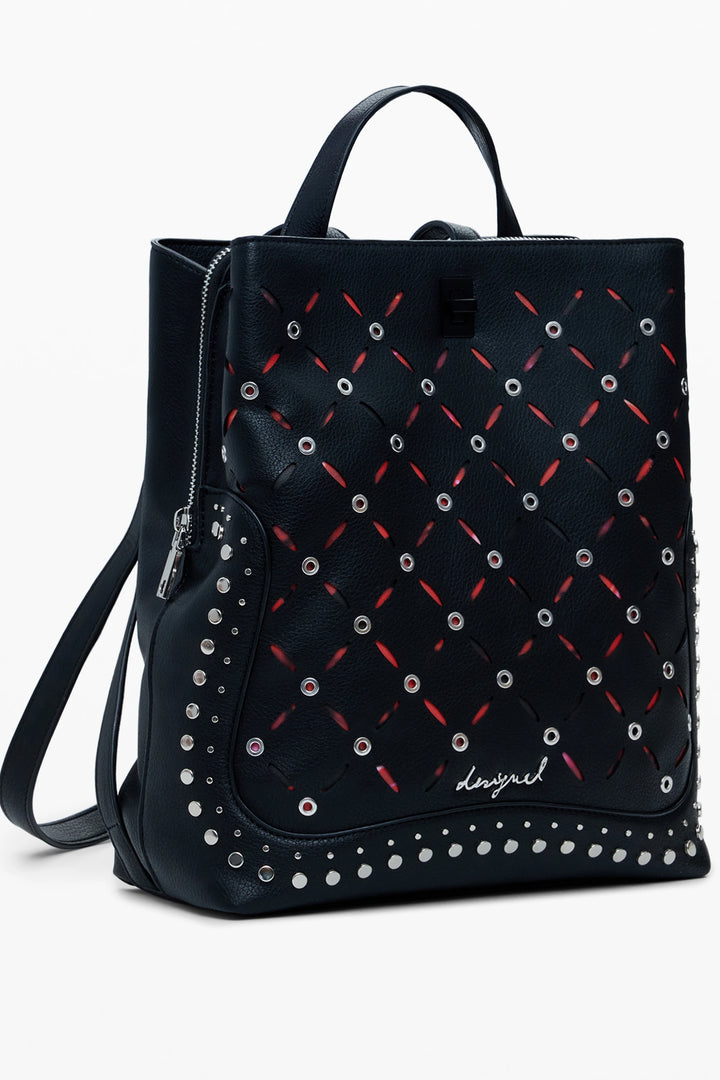DESIGUAL WOMEN&#39;S BLACK BACKPACK