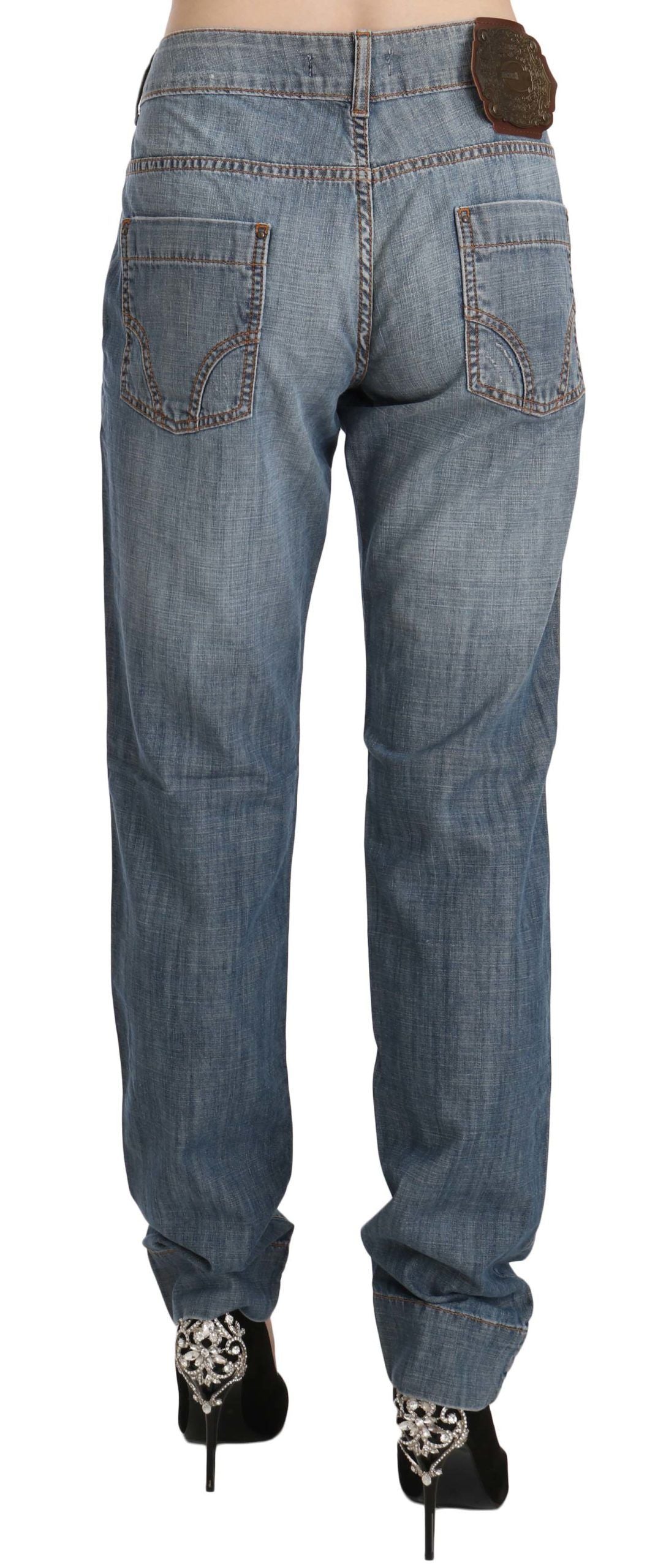 Jean slim bleu délavé chic Just Cavalli