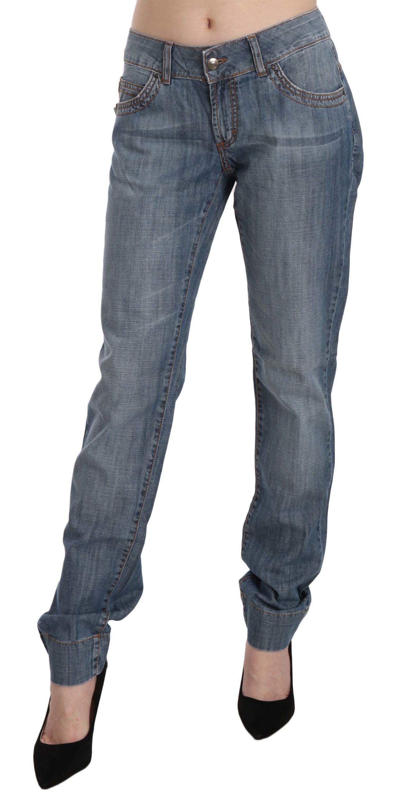 Jean slim bleu délavé chic Just Cavalli
