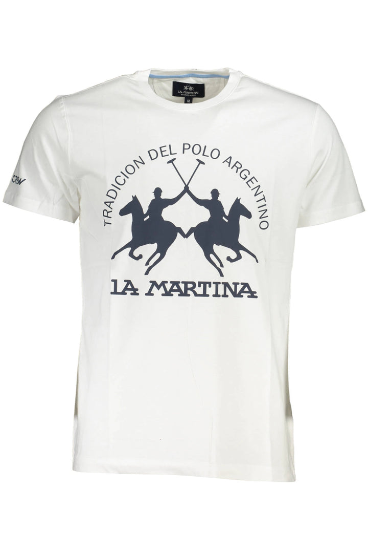 LA MARTINA MEN&#39;S SHORT SLEEVE T-SHIRT WHITE