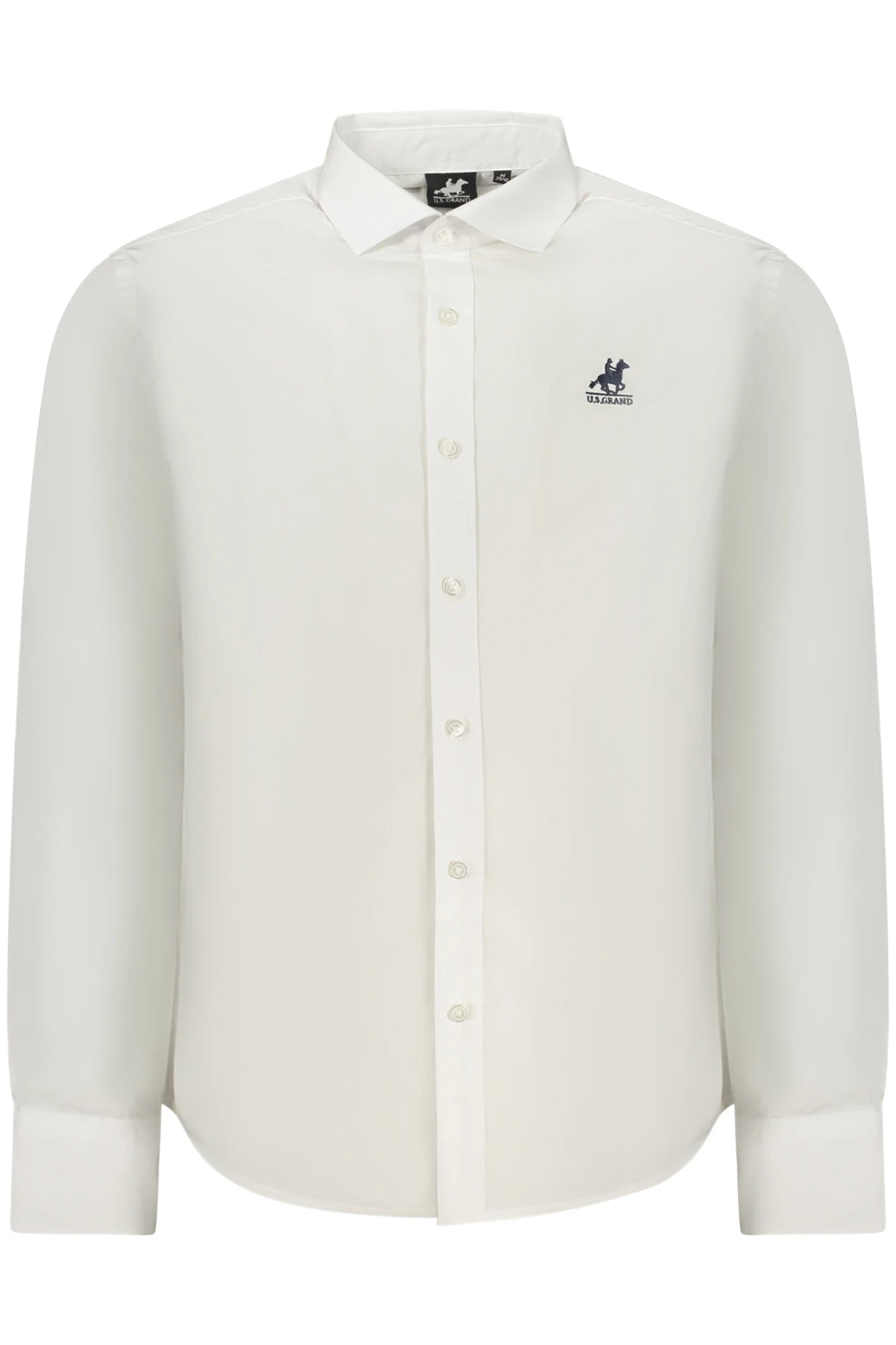 US GRAND MEN S LONG-SLEEVED WHITE SHIRT