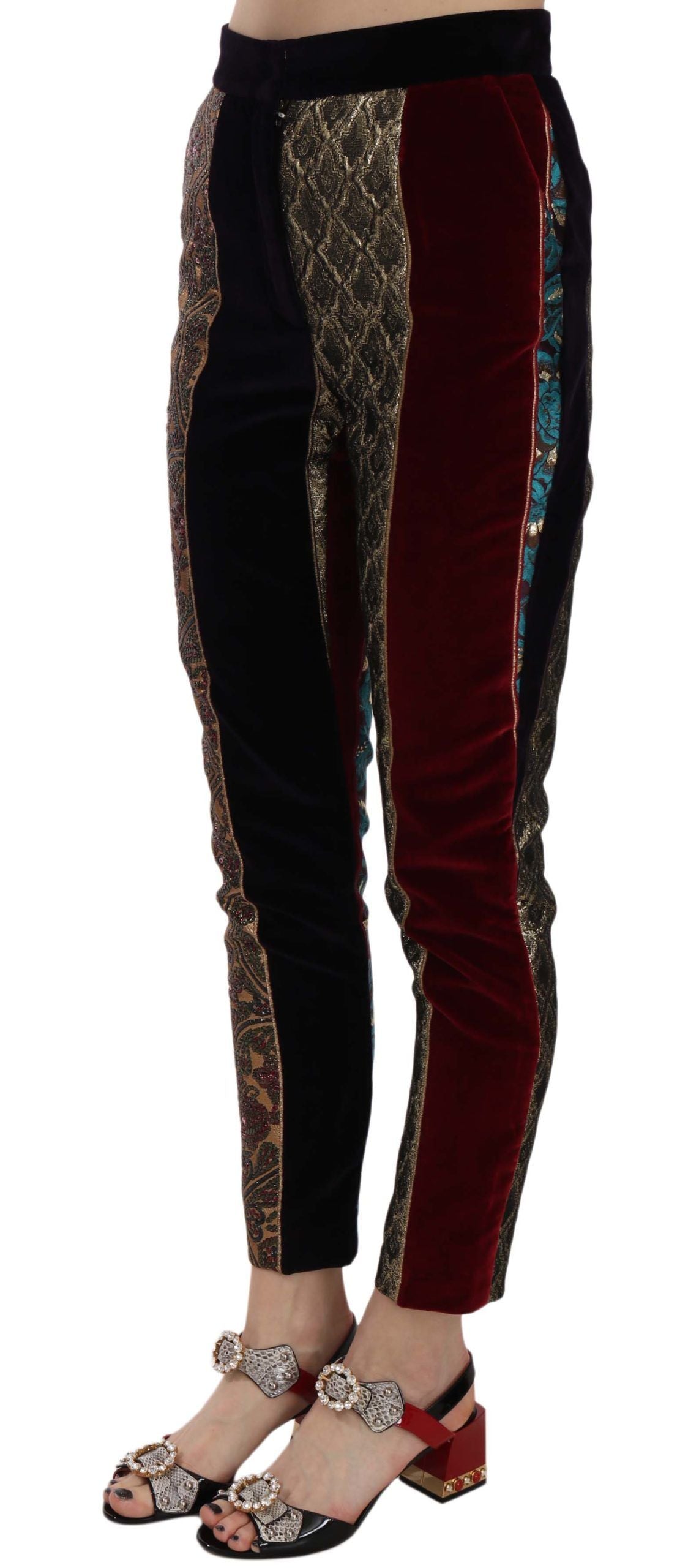 Dolce &amp; Gabbana Elegante mehrfarbige Jacquard-Shorts