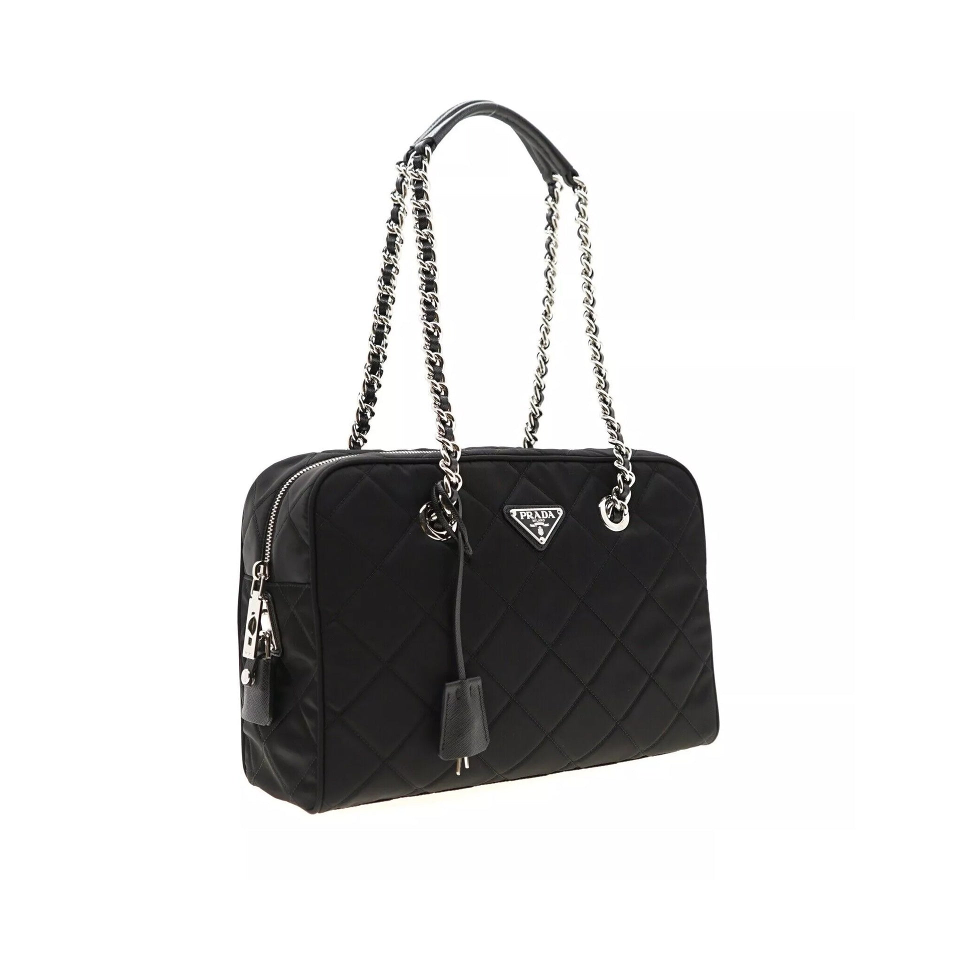 Prada Quilted Nylon Shoulder Bag