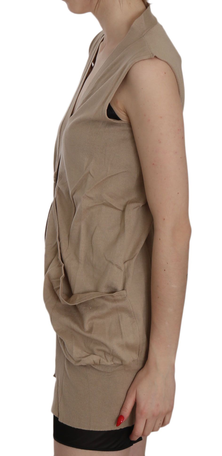 Gilet élégant sans manches en coton PINK MEMORIES