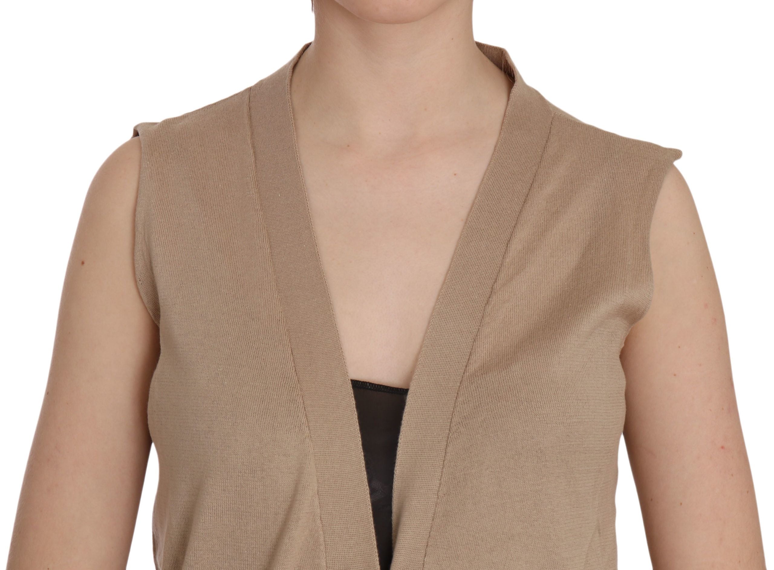 Gilet élégant sans manches en coton PINK MEMORIES