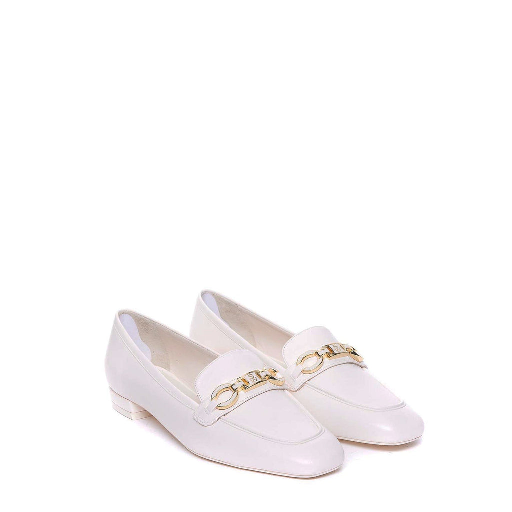 Stuart Weitzman Signature Square Leather Loafers