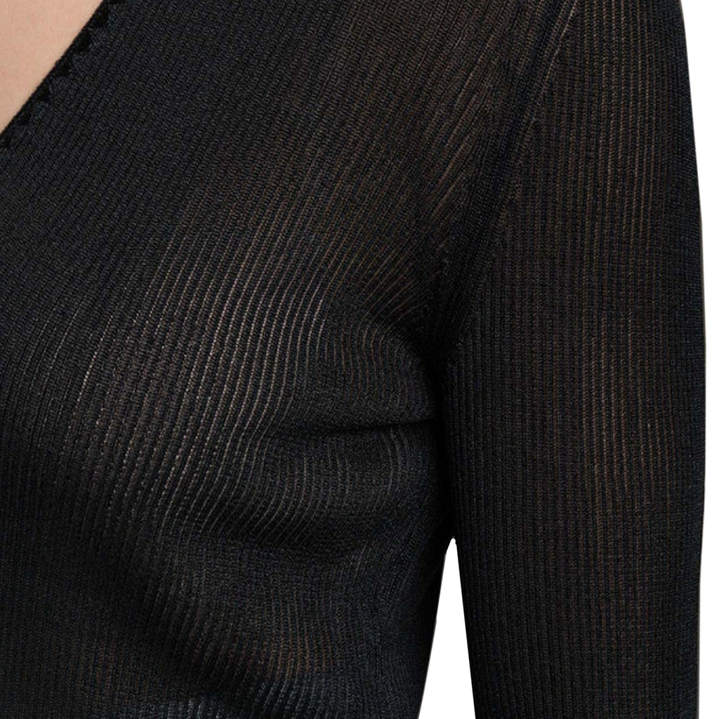 Tom Ford Sheer Fine-Ribbed Top