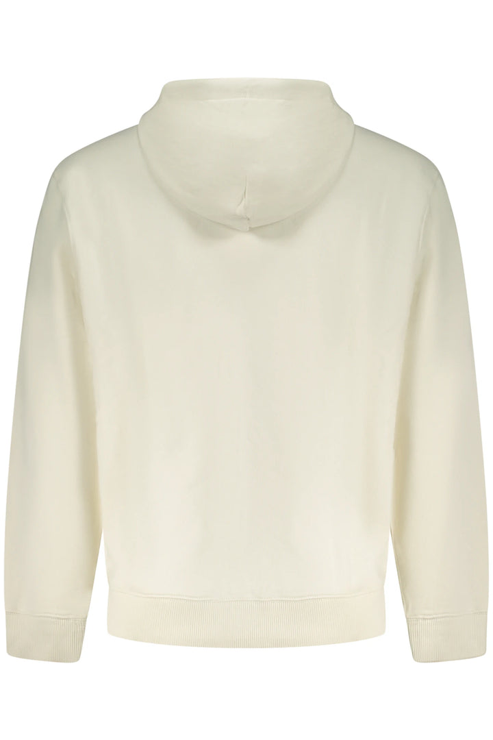 CALVIN KLEIN MEN&#39;S ZIP-UP SWEATSHIRT WHITE