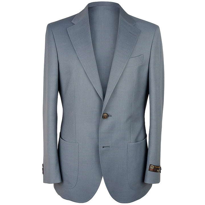 Emilio Romanelli Formal Jacket Light Blue Man