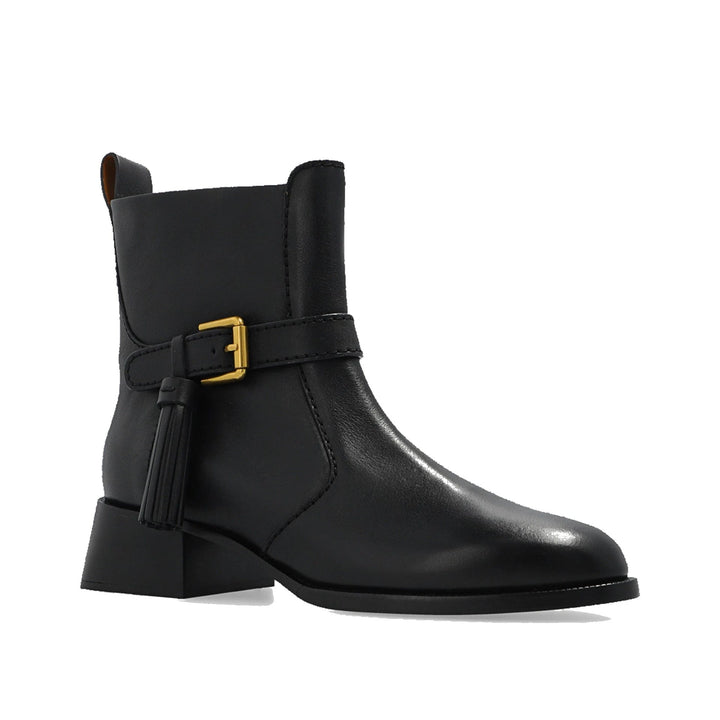 See By Chloe Lory Leather Ankle Boots
