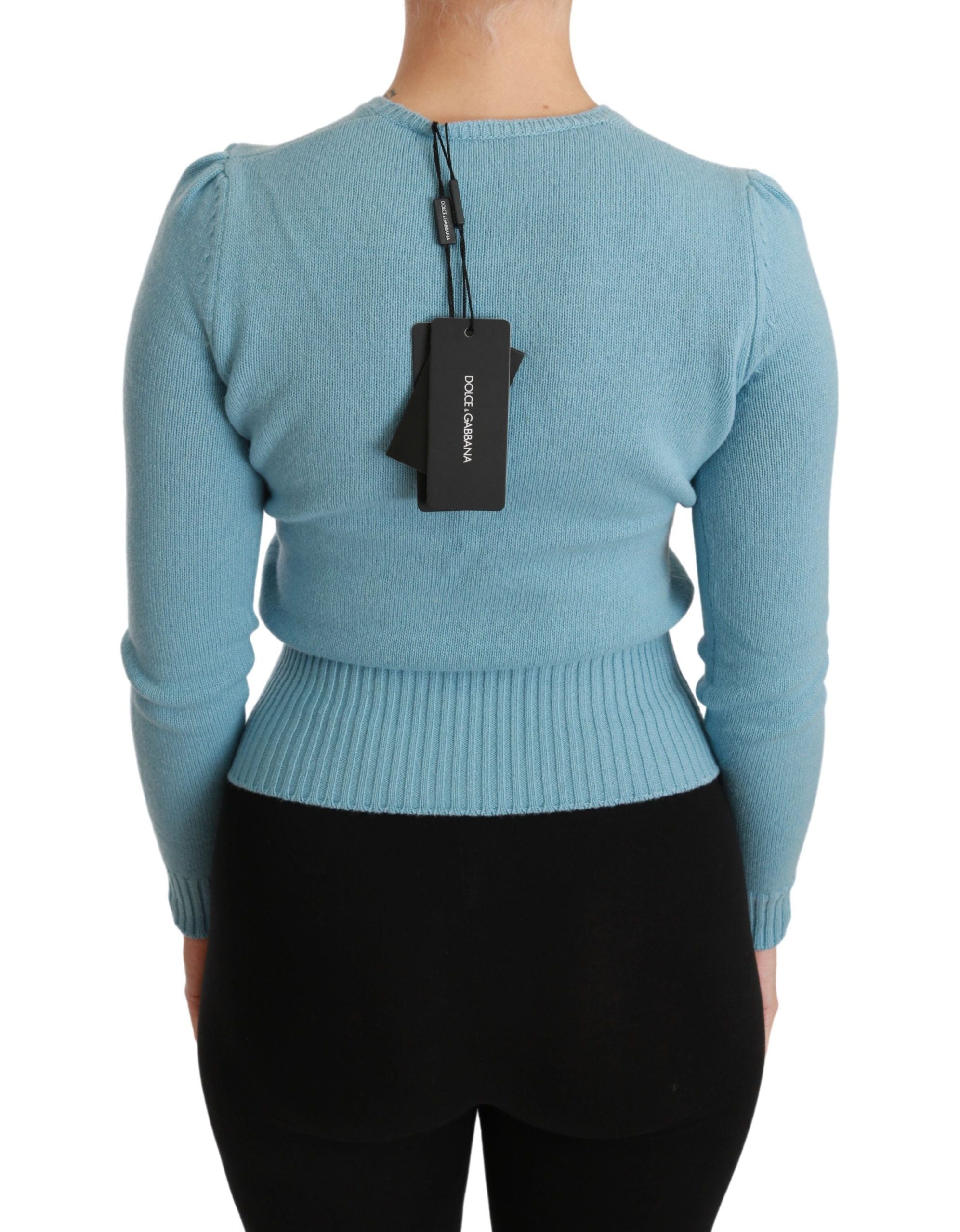 Dolce &amp; Gabbana Wollpullover mit Perlenbesatz „Queen Heart“