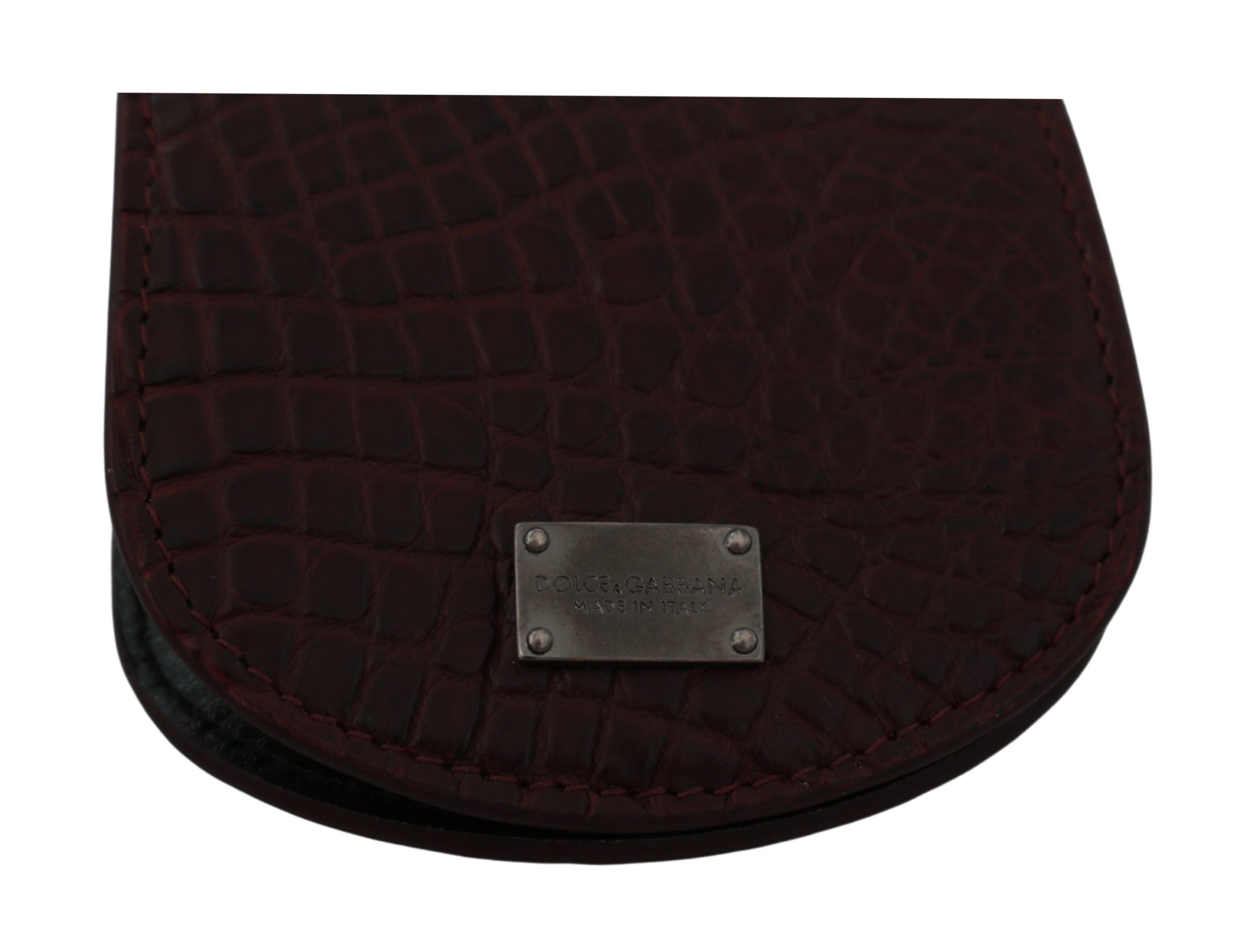 Porte-monnaie en cuir raffiné Caimano de Dolce &amp; Gabbana