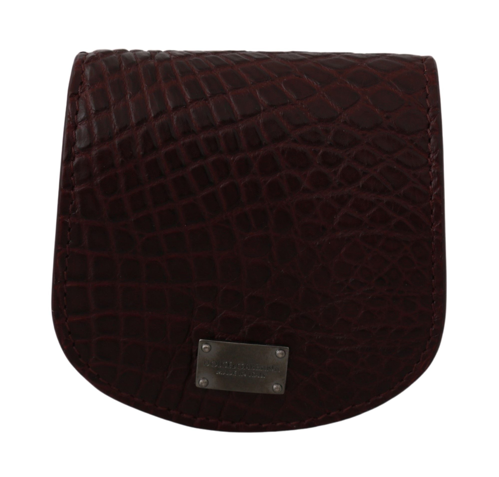Porte-monnaie en cuir raffiné Caimano de Dolce &amp; Gabbana