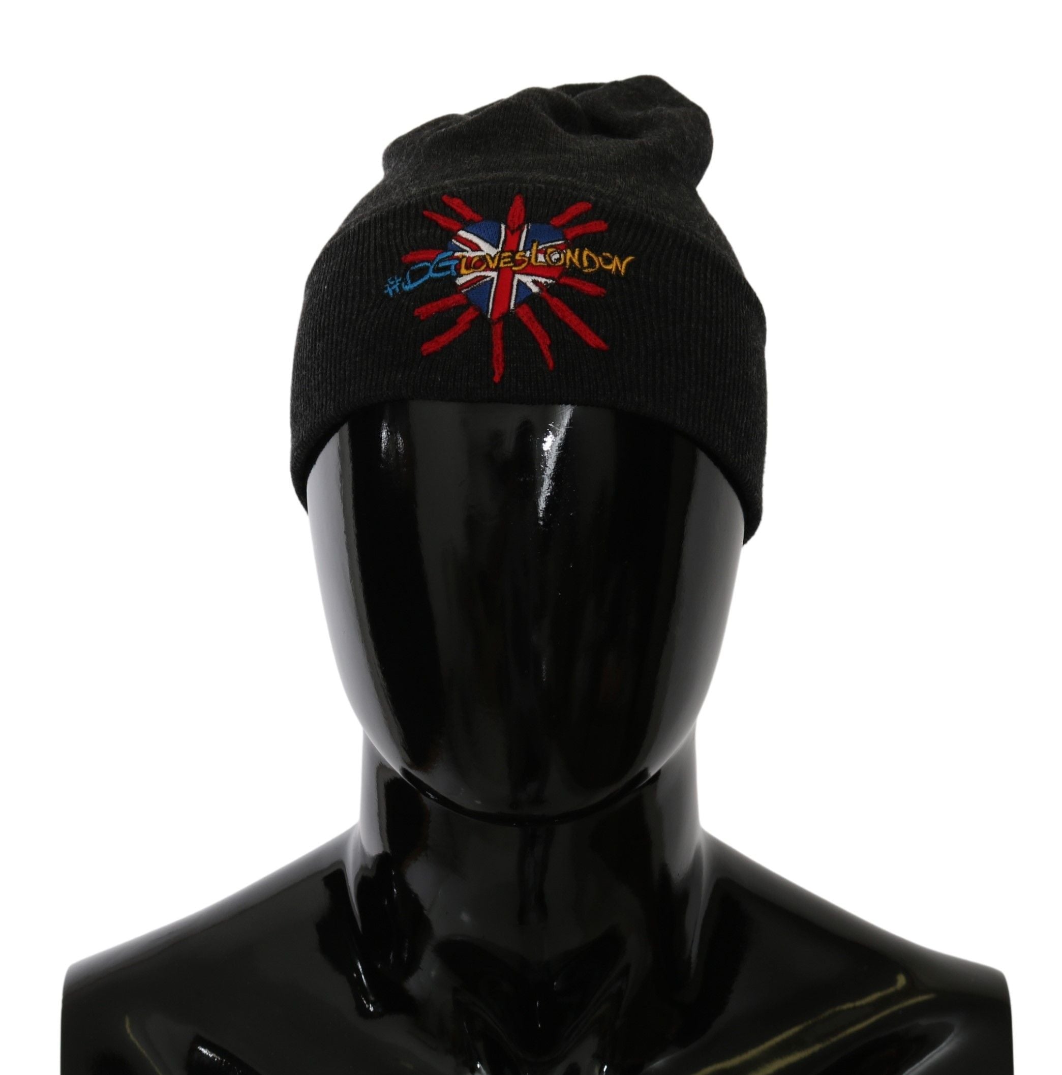 Bonnet gris chic Dolce &amp; Gabbana avec broderie exclusive