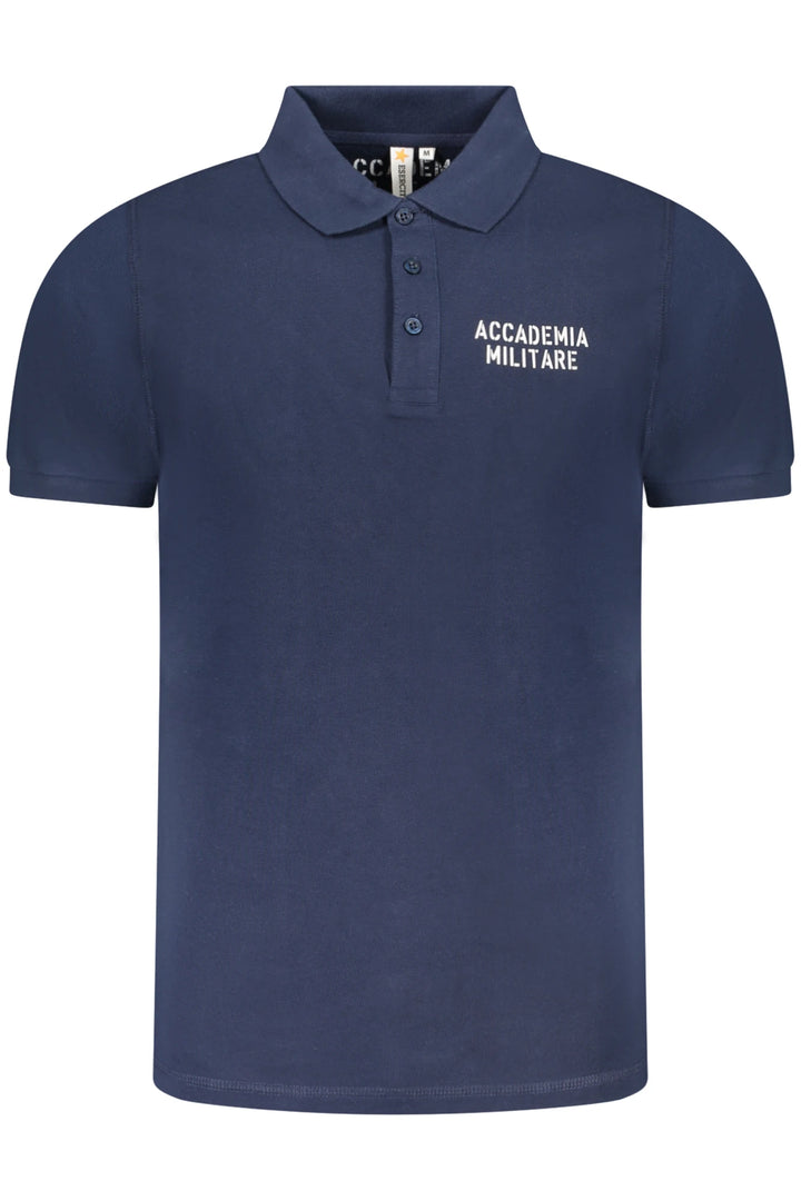 MILITARY ACADEMY MEN&#39;S BLUE SHORT SLEEVE POLO