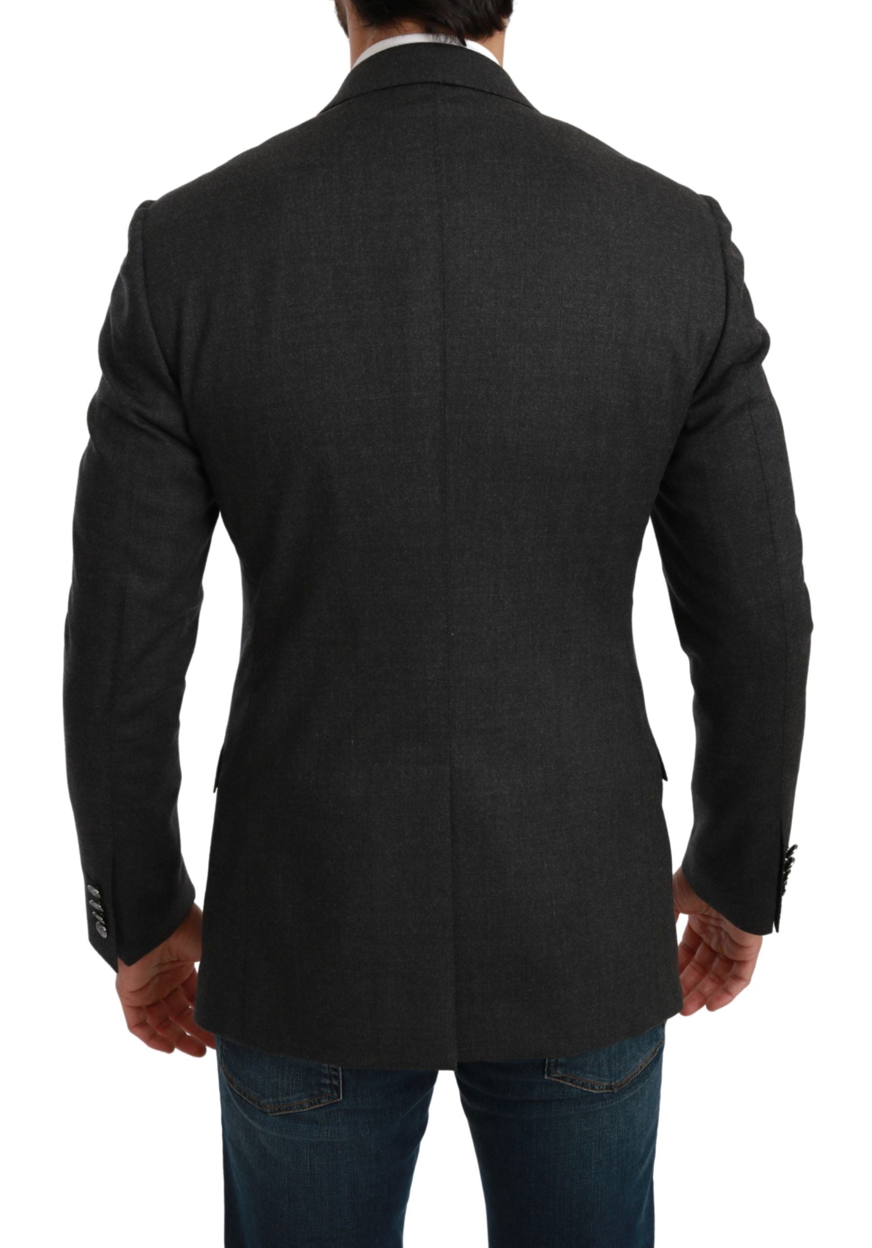 Blazer formel élégant gris coupe slim Dolce &amp; Gabbana