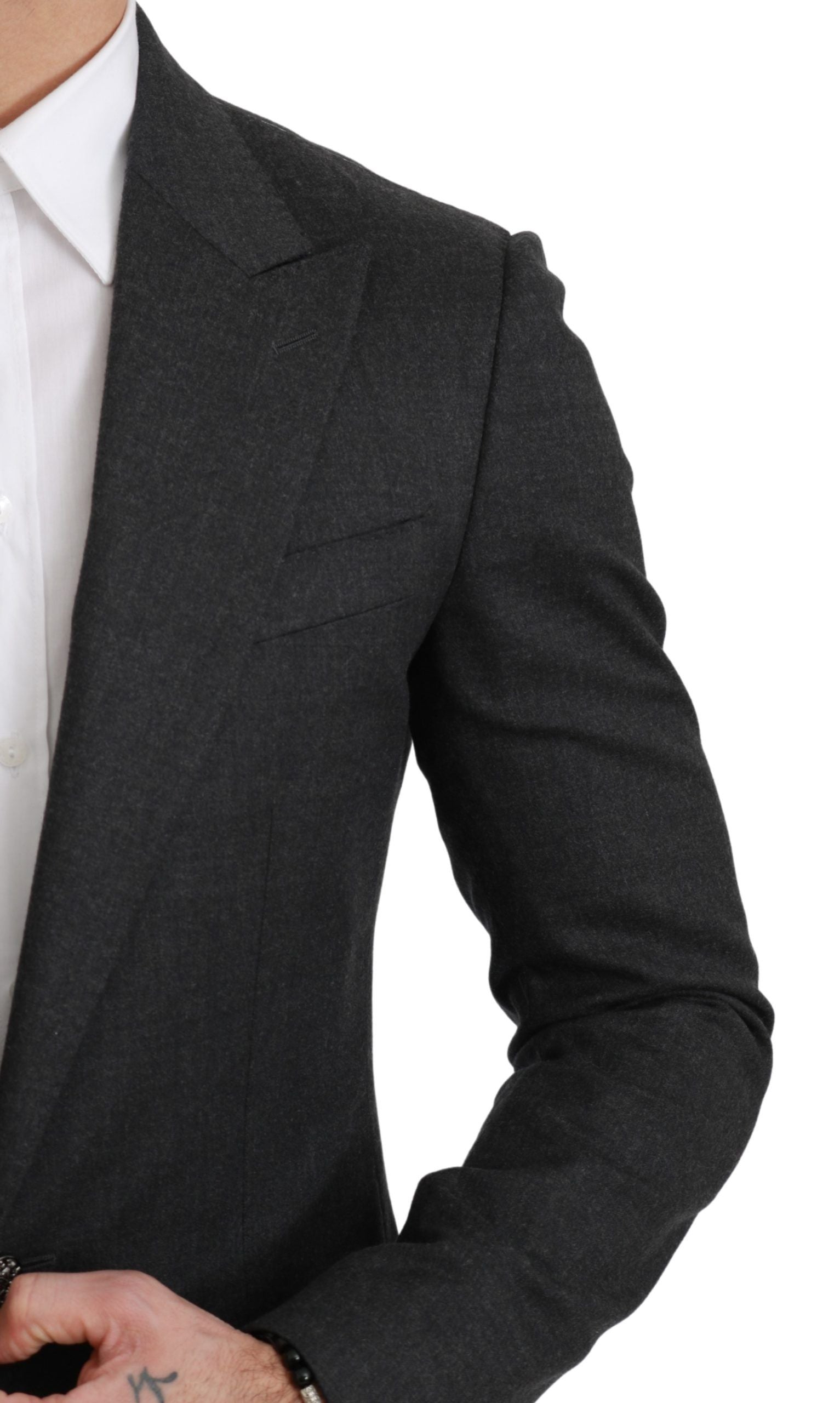 Blazer formel élégant gris coupe slim Dolce &amp; Gabbana