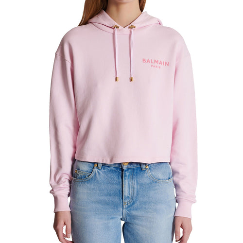 Balmain Flocked Paris Sweatshirt – Siebentaschen