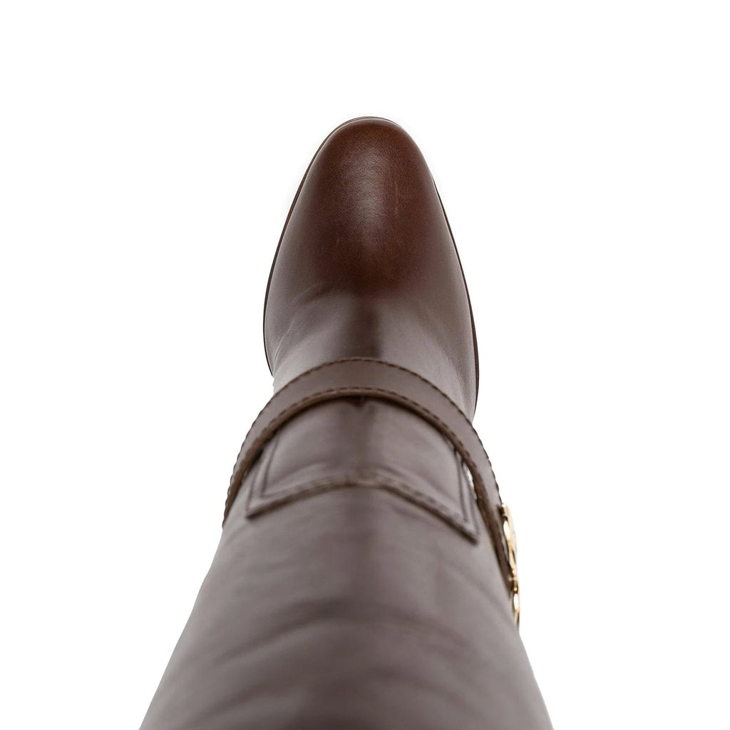 Dolce & Gabbana Leather Knee Boots